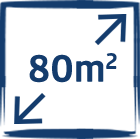 Raumgröße bis zu 80 qm bis zu 80 qm